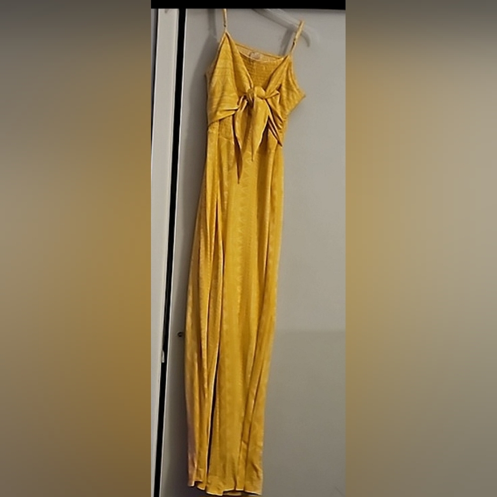 Yellow and white no boundaries rompers open(ish) back
